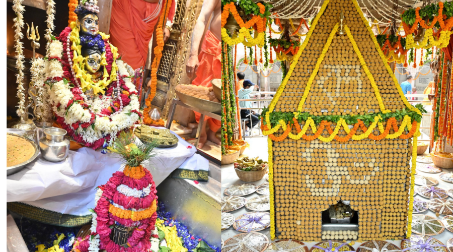 21 क्विंटल मिष्ठान से हुआ बाबा विश्वनाथ का अन्नकूट श्रृंगार