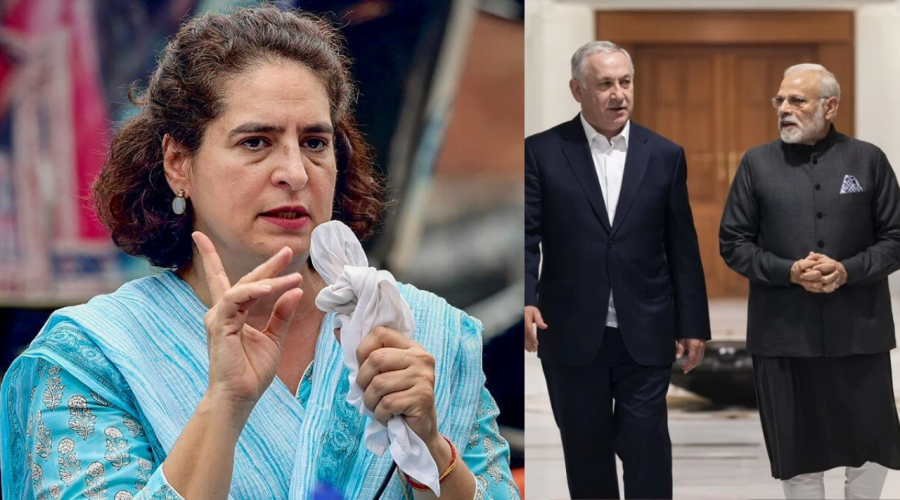 प्रियंका गांधी के गाजा बयान पर भाजपा का पलटवार, सियासत गरमाई